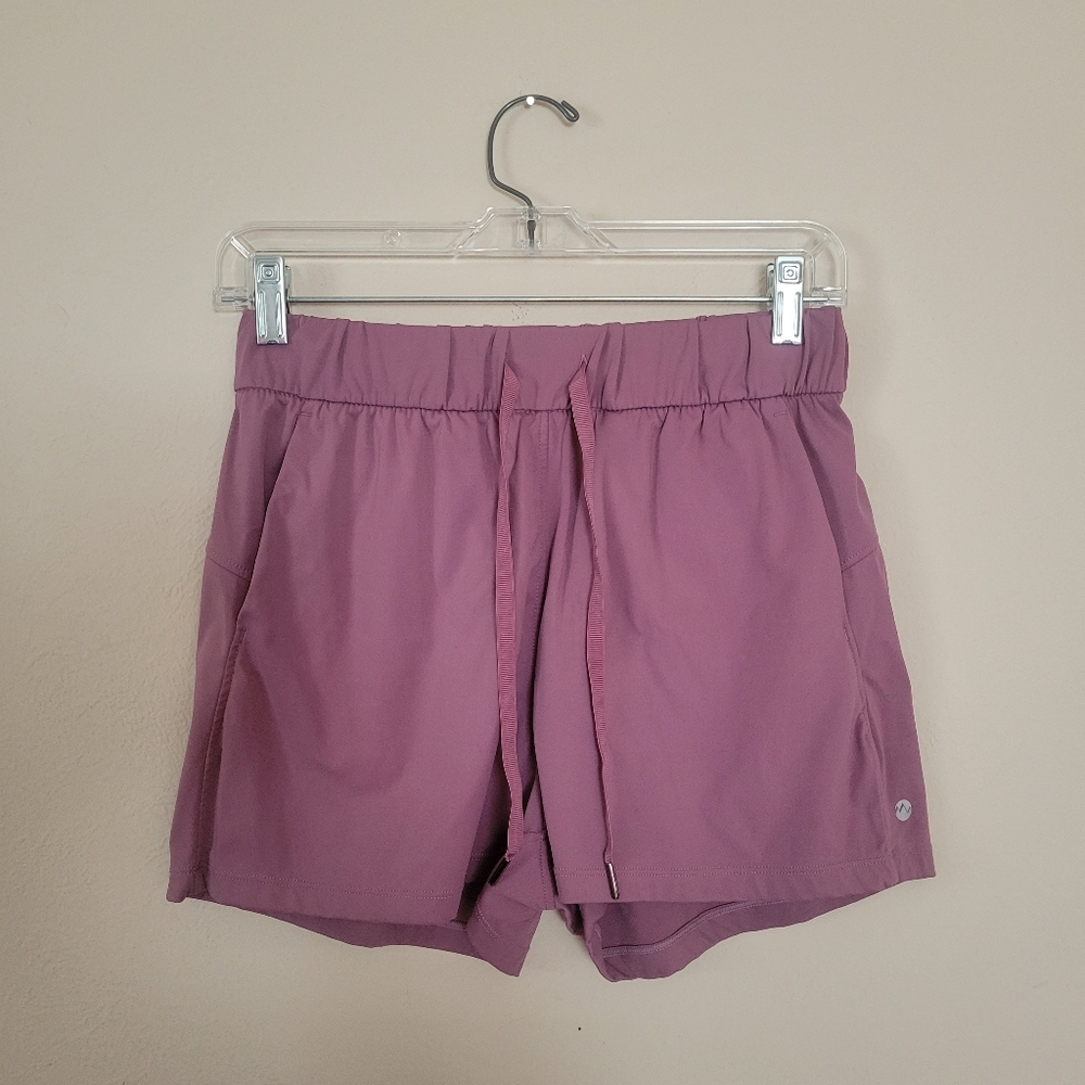 Womens Willit Athletic Shorts Quick Dry Dark Pink Size Small